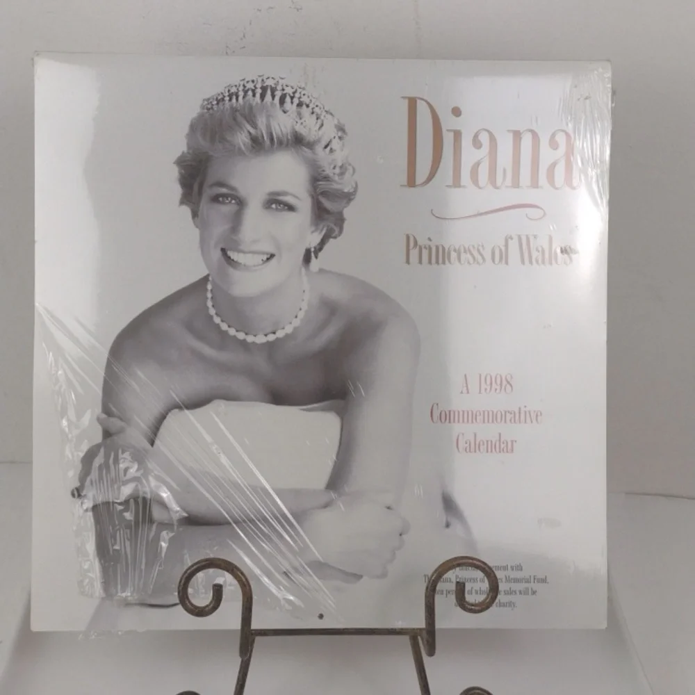 DIANA Princess of Wales 1998 Commemorative Calendar Shrink Wrapped